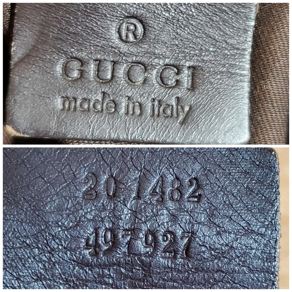 GUCCI GG Supreme Monogram Large Joy Tote Bag Brown - Picture 4 of 11